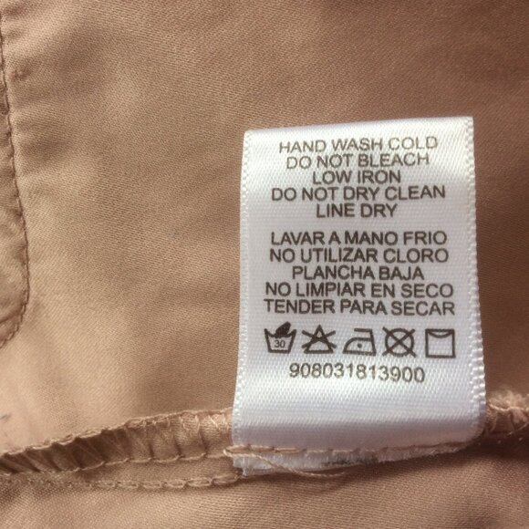 Be Cool Los Angeles Blush Pink Hooded Trench Cargo Utility Jacket Size Small - Picture 4 of 5